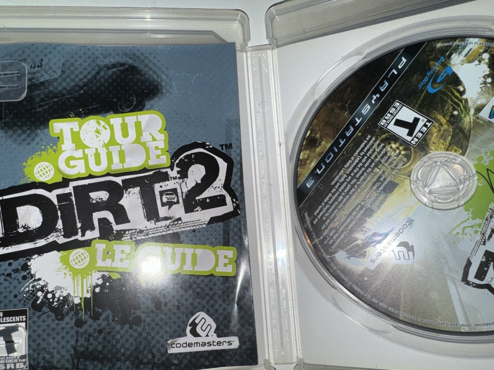 DiRT 2 (Sony PlayStation 3, 2009) CIB COMPLETE + MANUAL PS3