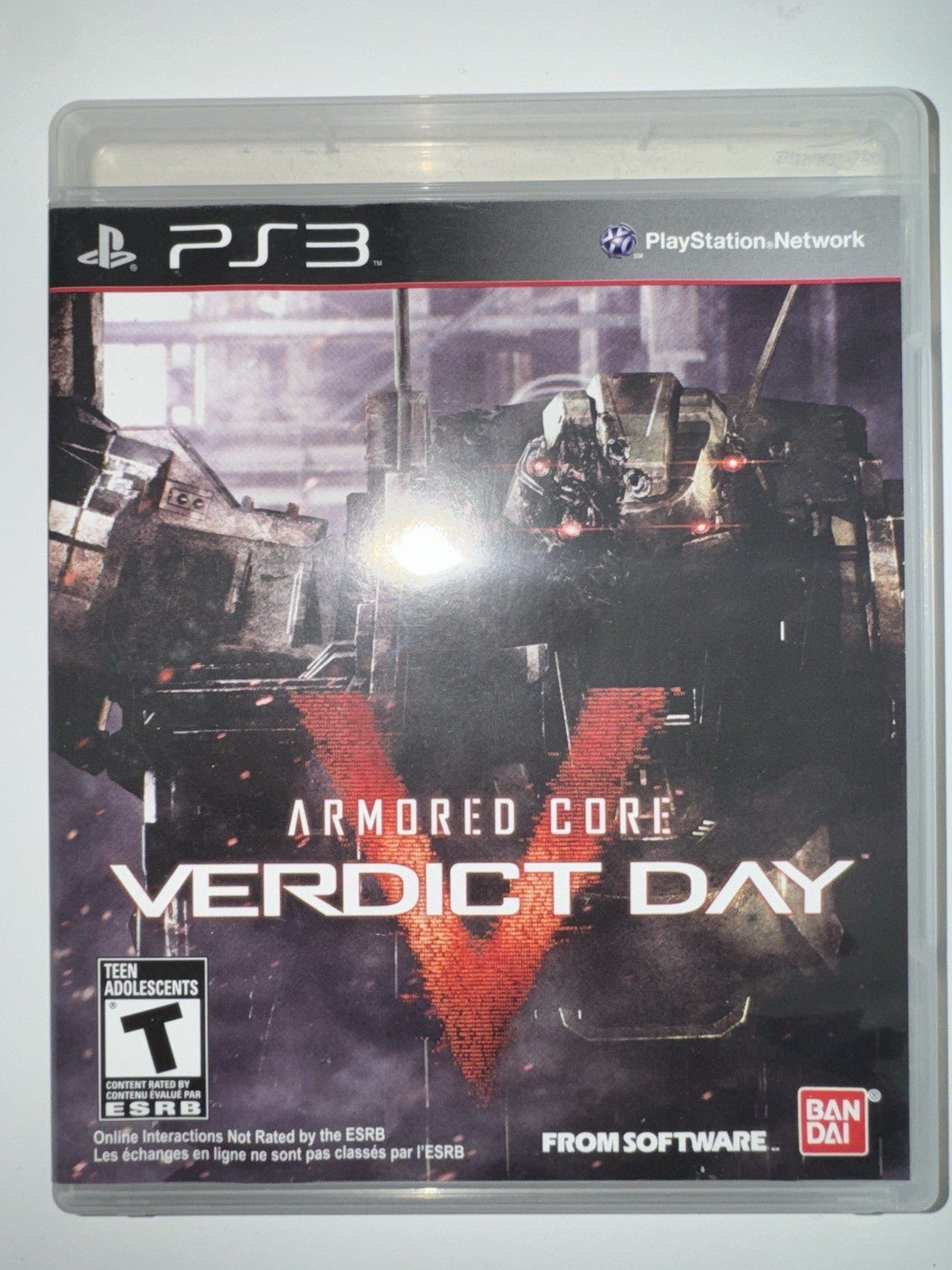 Armored Core: Verdict Day (Sony PlayStation 3, 2013) PS3