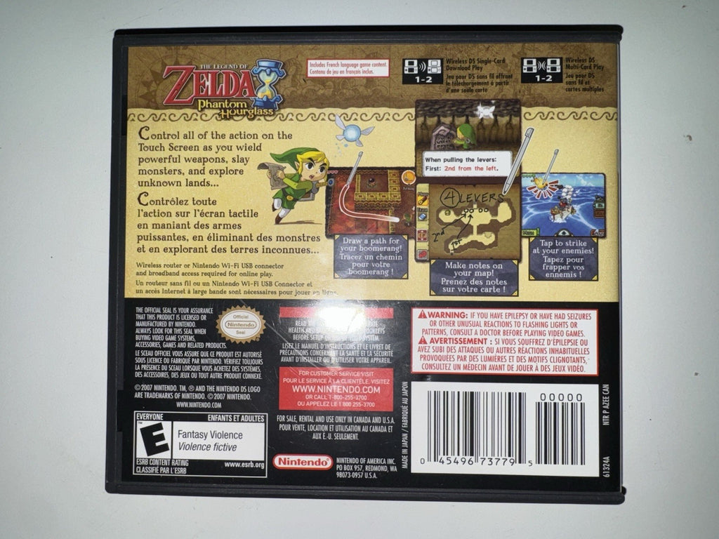 The Legend of Zelda: Phantom Hourglass (Nintendo DS, 2007) DS
