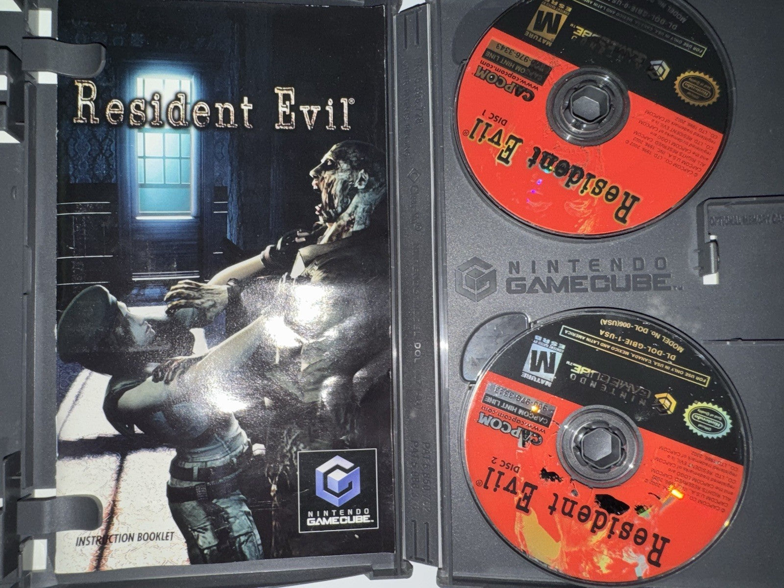 Resident Evil (Nintendo GameCube, 2002) CIB COMPLETE + MANUAL GC