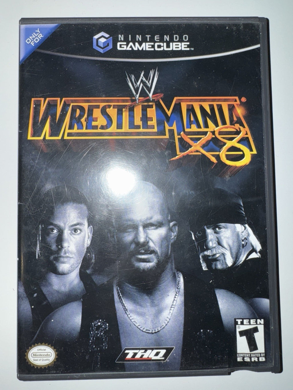 WWE WrestleMania X8 (Nintendo GameCube, 2004) CIB COMPLETE GC