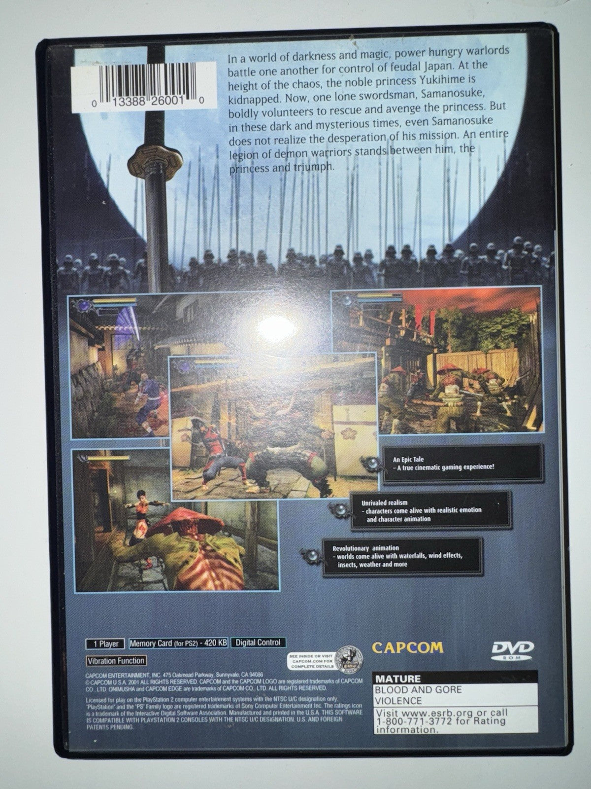 Onimusha: Warlords (PlayStation 2) PS2