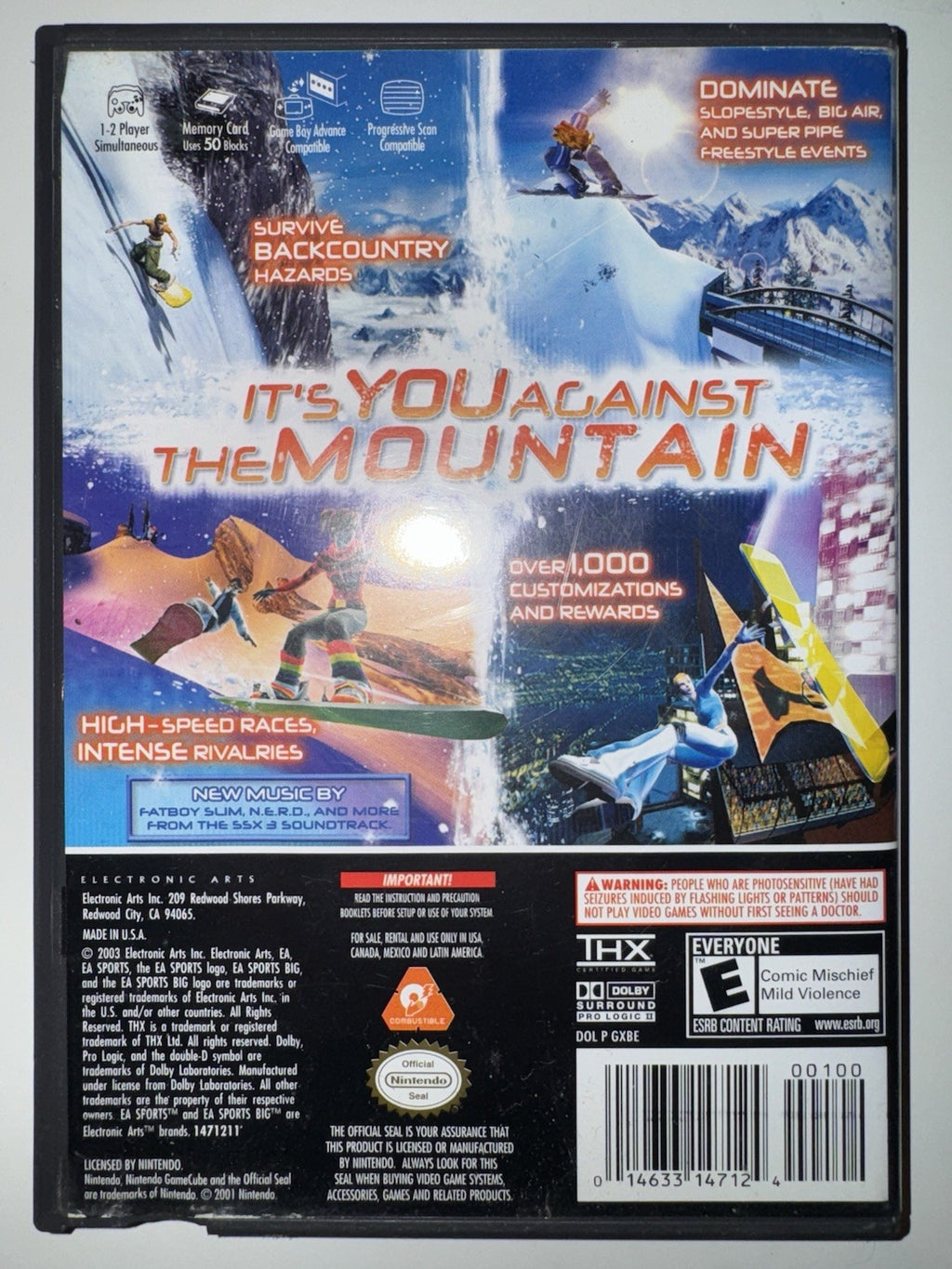 SSX 3 (Nintendo GameCube, 2003) GC