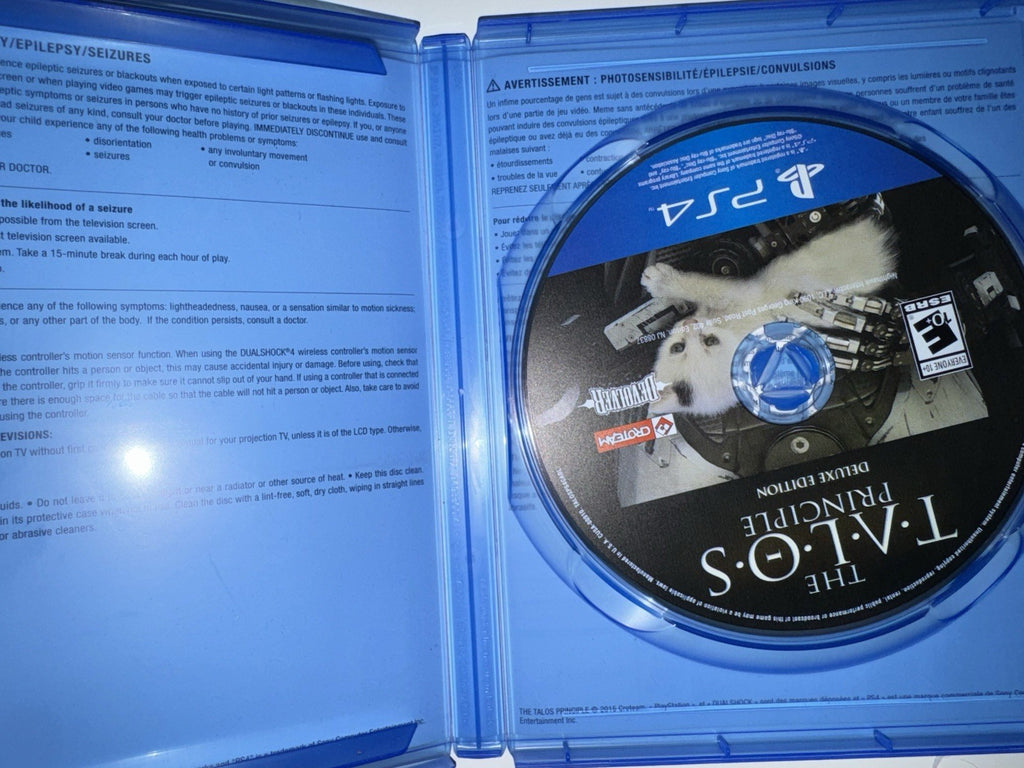 The Talos Principle Deluxe Edition (PlayStation 4, 2015) PS4
