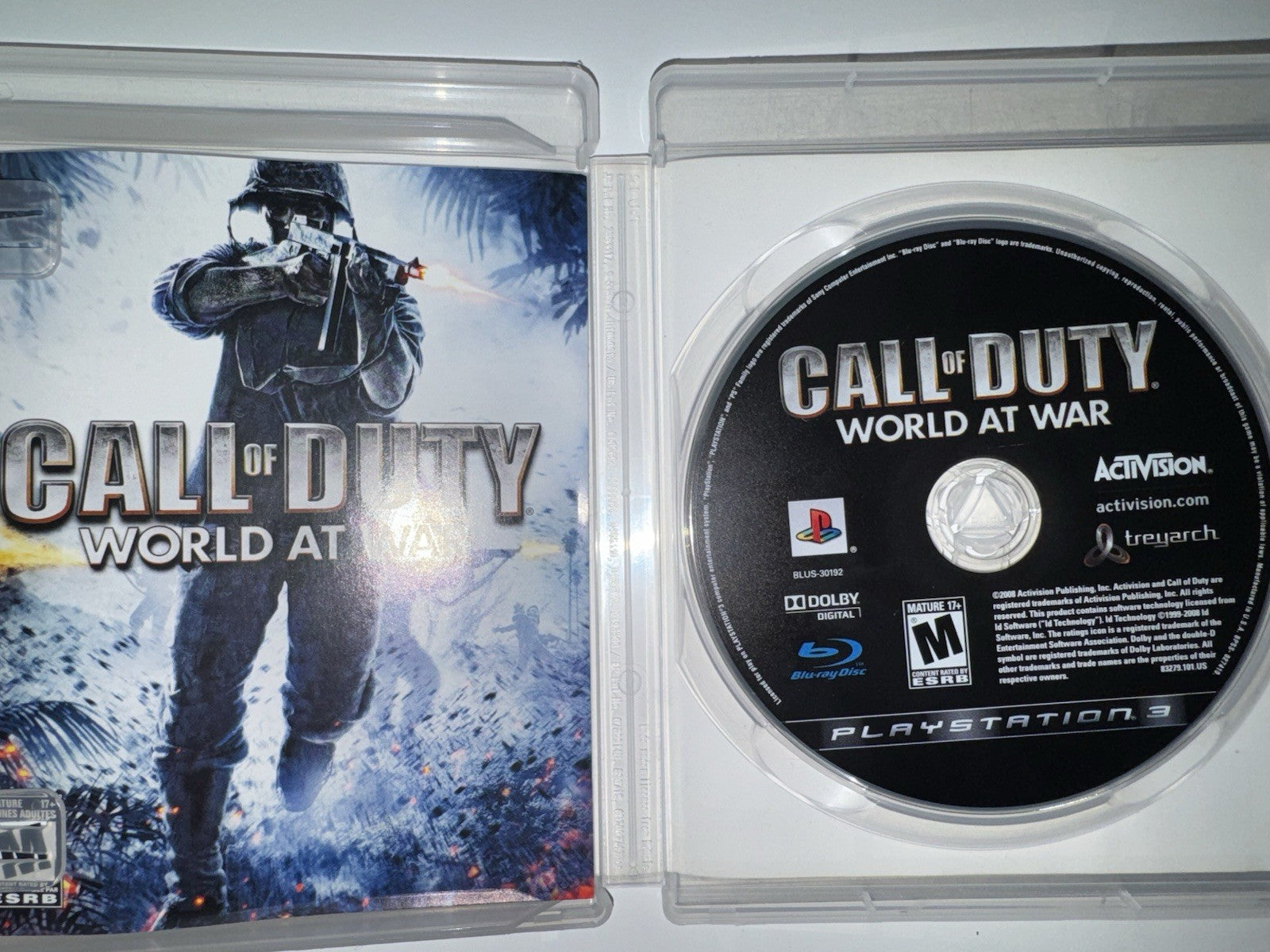 Call of Duty: World At War (Sony PlayStation 3, 2008) CIB COMPLETE PS3