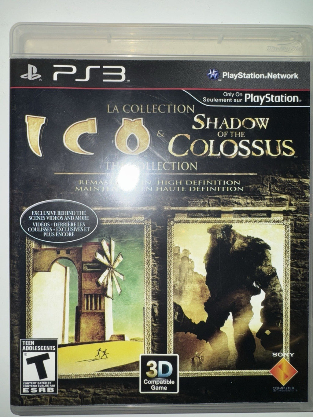 The Ico & Shadow of the Colossus Collection (Sony PlayStation 3, 2011) CIB PS3