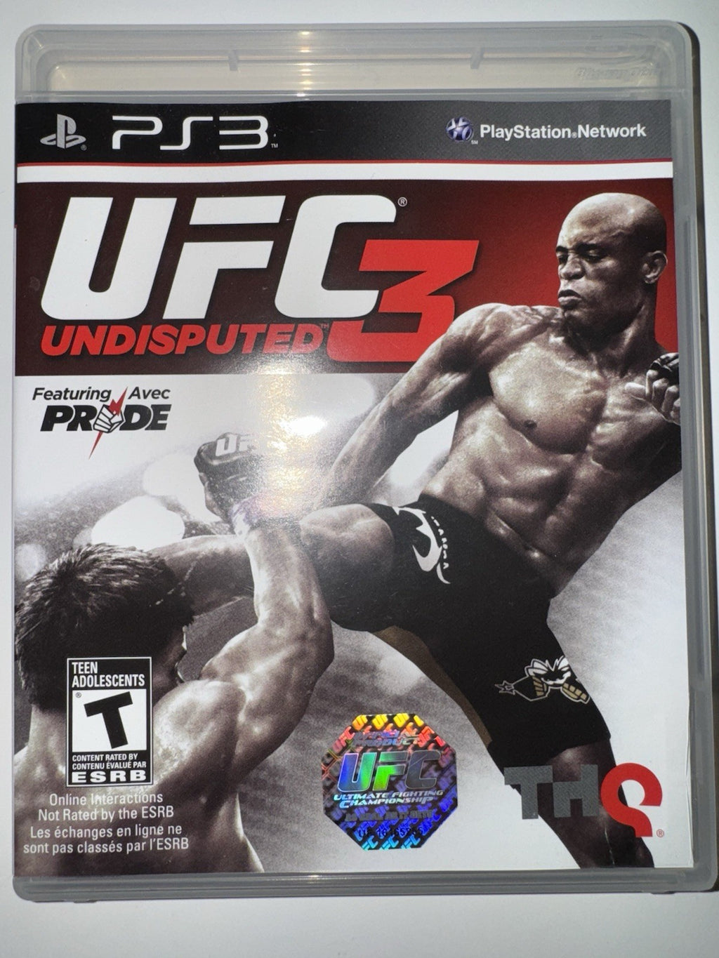 UFC Undisputed 3 (Sony PlayStation 3, 2012) CIB COMPLETE + MANUAL PS3