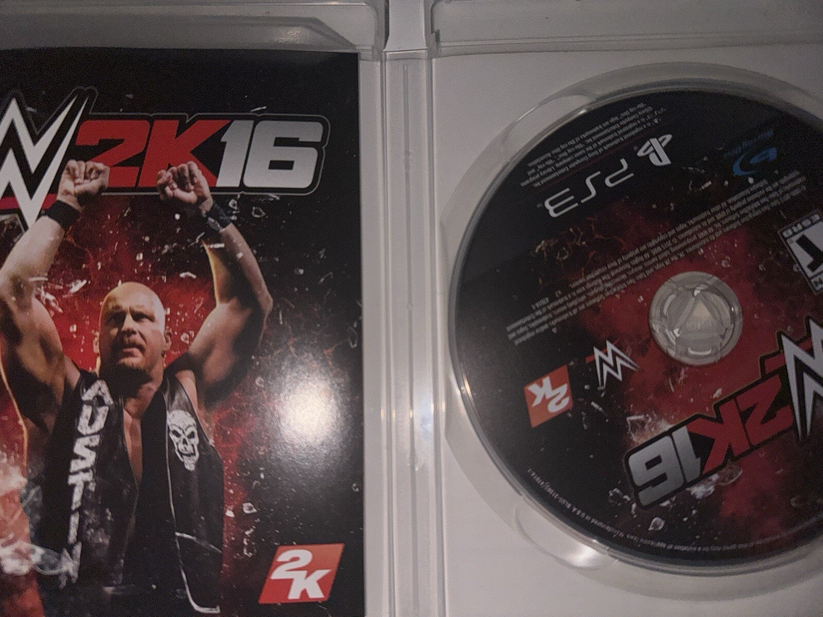WWE 2K16 (Sony PlayStation 3, 2015) COMPLETE CIB + MANUAL PS3