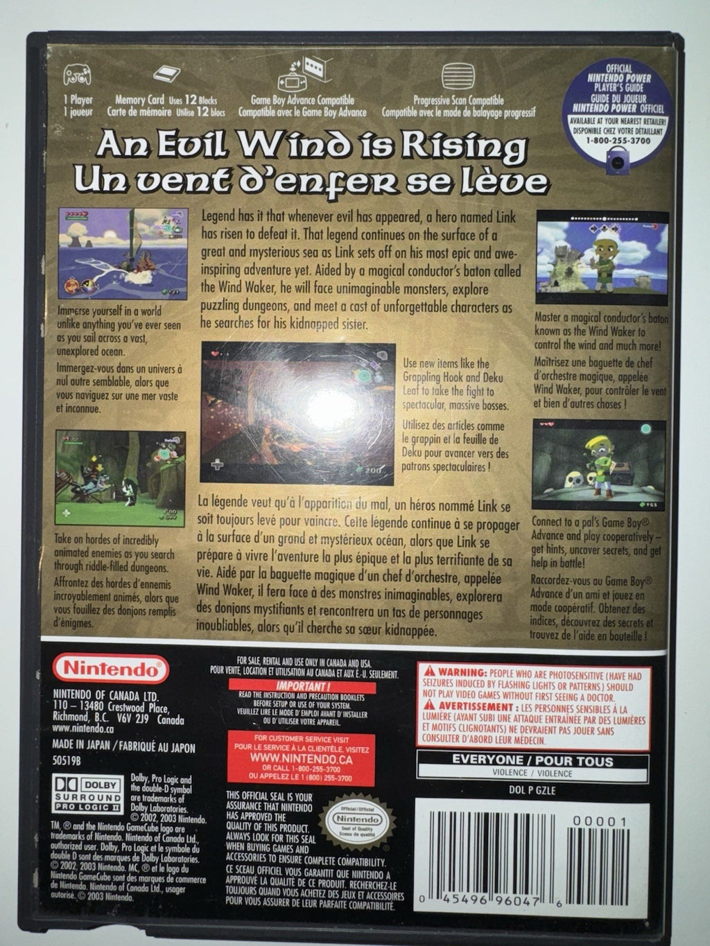 The Legend of Zelda: The Wind Waker (Nintendo GameCube, 2003) CIB COMPLETE GC