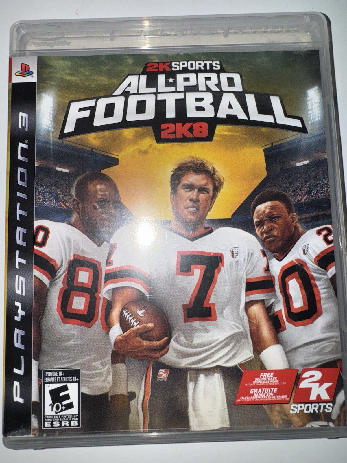 All-Pro Football 2K8 (Sony PlayStation 3, PS3 2007) CIB COMPLETE + MANUAL