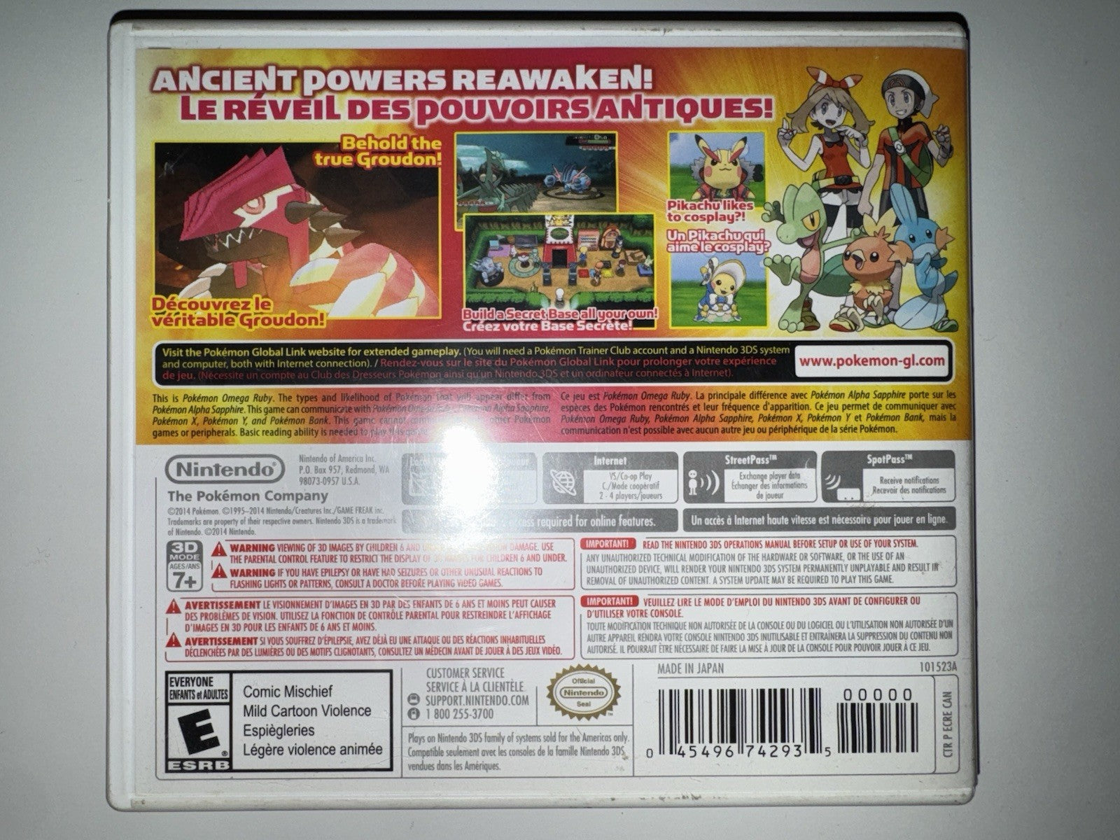 Pokemon Omega Ruby (Nintendo 3DS, 2014)