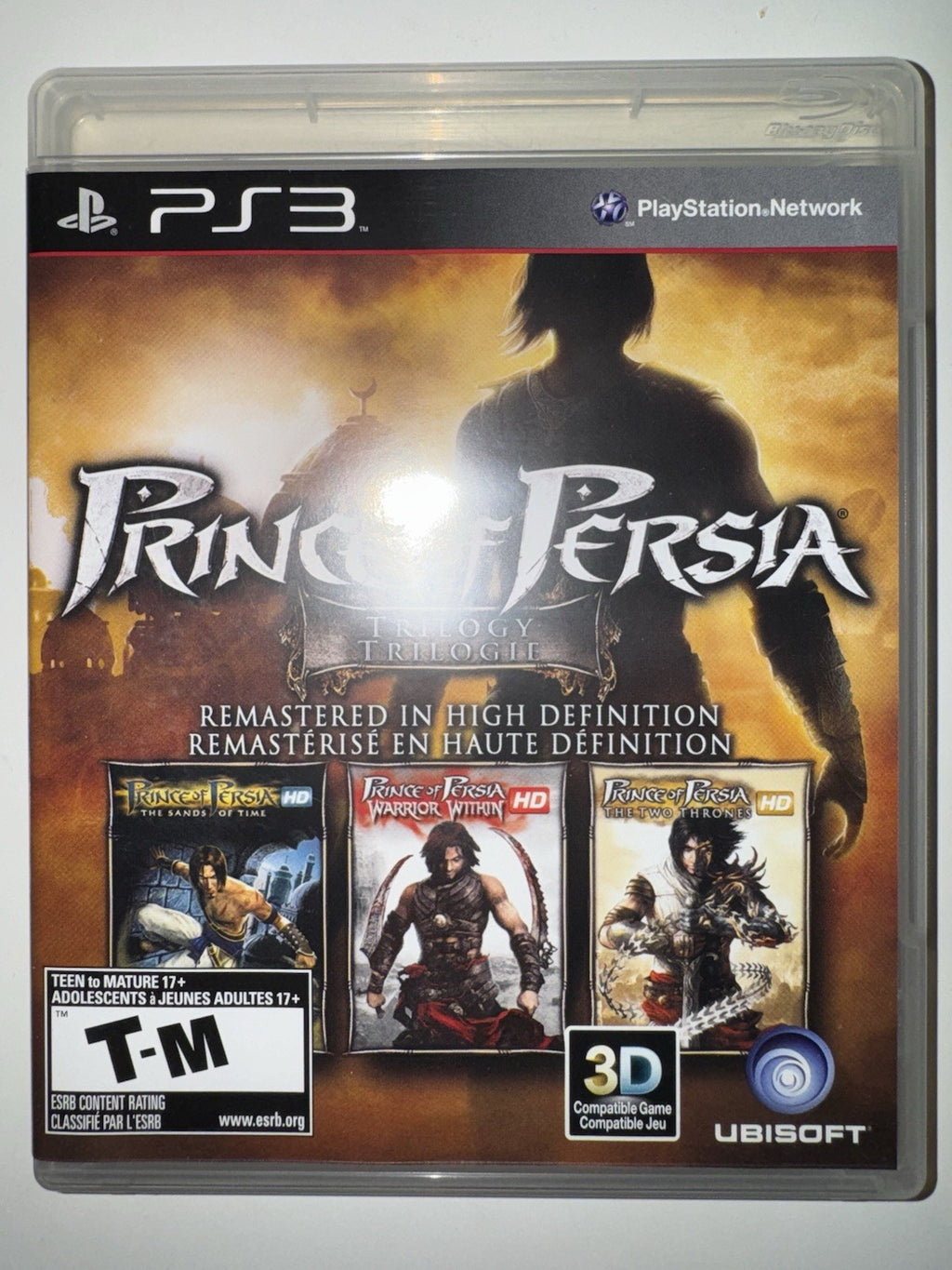 Prince of Persia Classic Trilogy HD (Sony PlayStation 3, 2011) CIB COMPLETE PS3