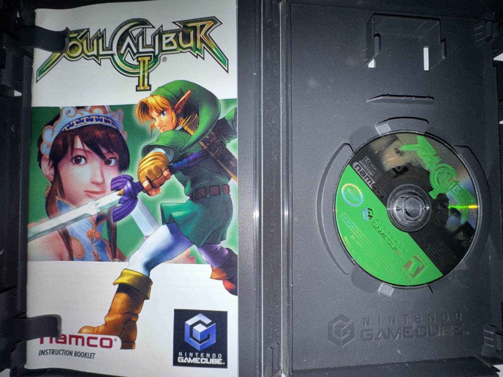 Soul Calibur II 2 (Nintendo GameCube, 2003) CIB COMPLETE + MANUAL GC