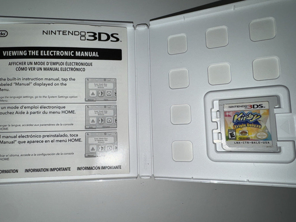 Kirby: Triple Deluxe (Nintendo 3DS, 2014) 3DS