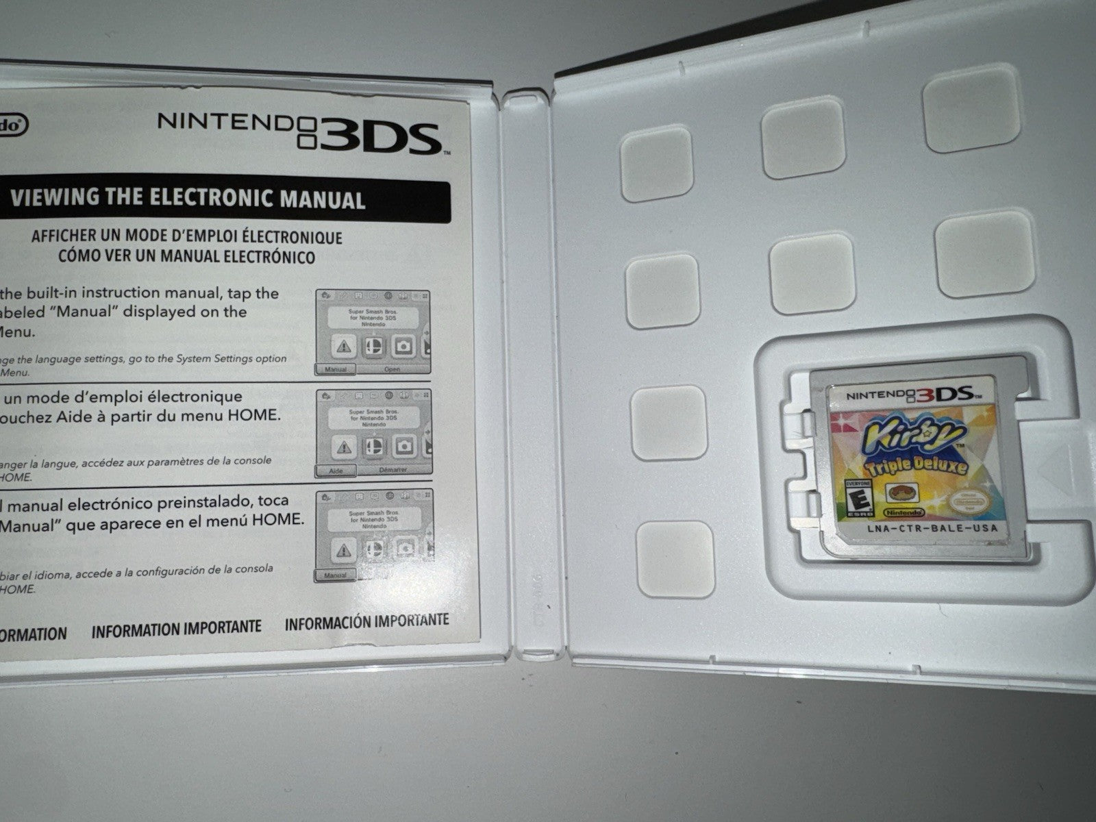 Kirby: Triple Deluxe (Nintendo 3DS, 2014) 3DS