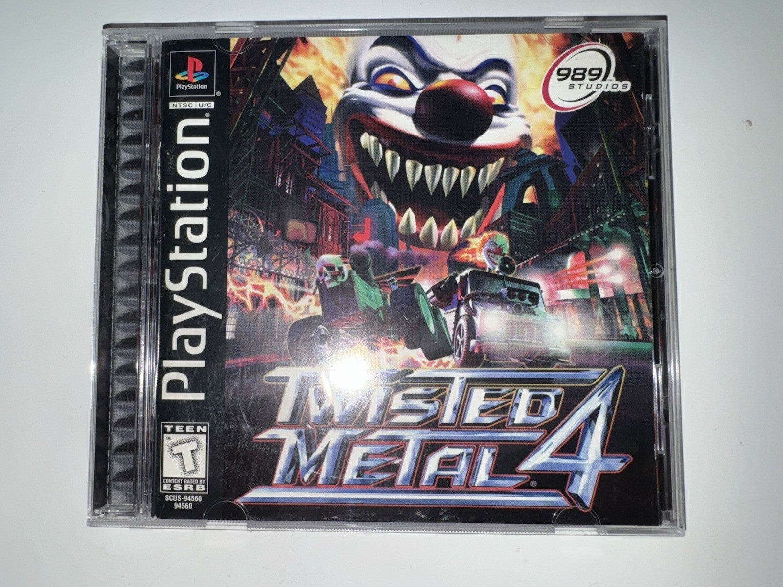 Twisted Metal 4 (Sony PlayStation 1, 1999) CIB COMPLETE + MANUAL PS1