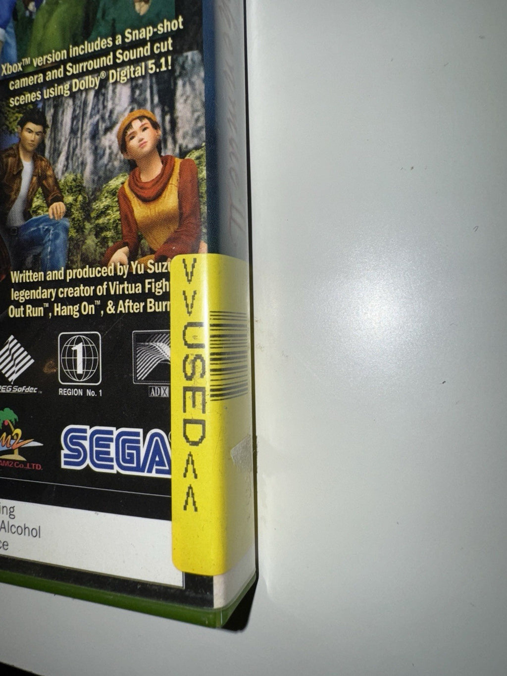 Shenmue II (Microsoft Xbox, 2002) CIB COMPLETE + MANUAL AND DVD