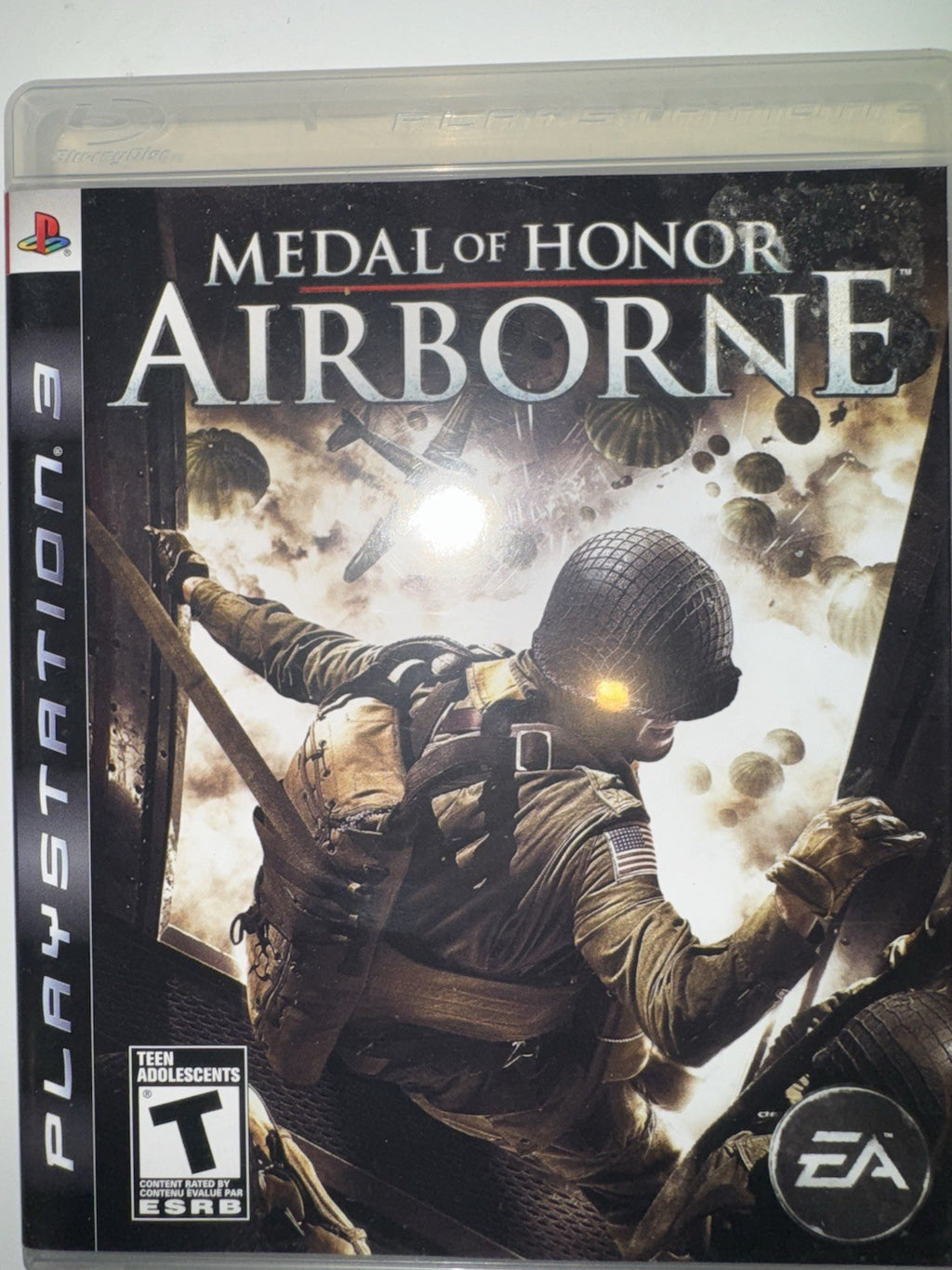 Medal of Honor: Airborne (Sony PlayStation 3, 2007) CIB COMPLETE + MANUAL PS3