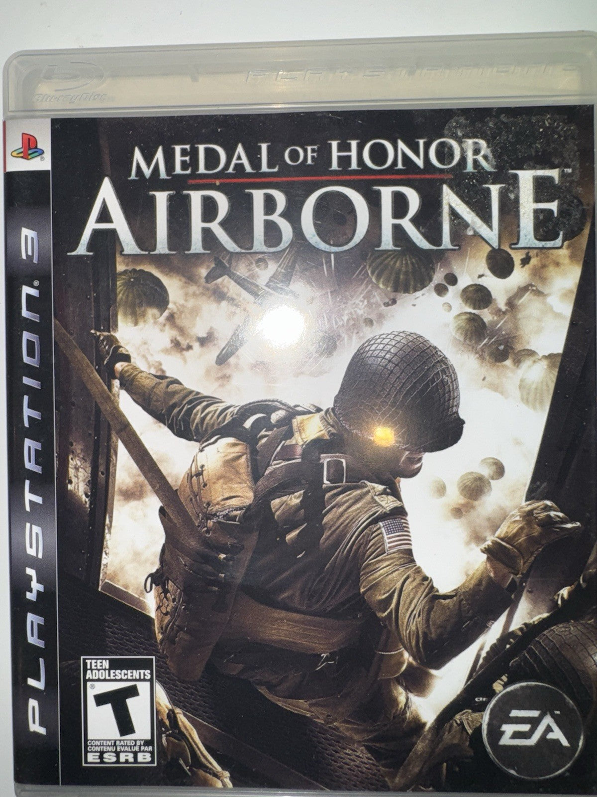 Medal of Honor: Airborne (Sony PlayStation 3, 2007) CIB COMPLETE + MANUAL PS3