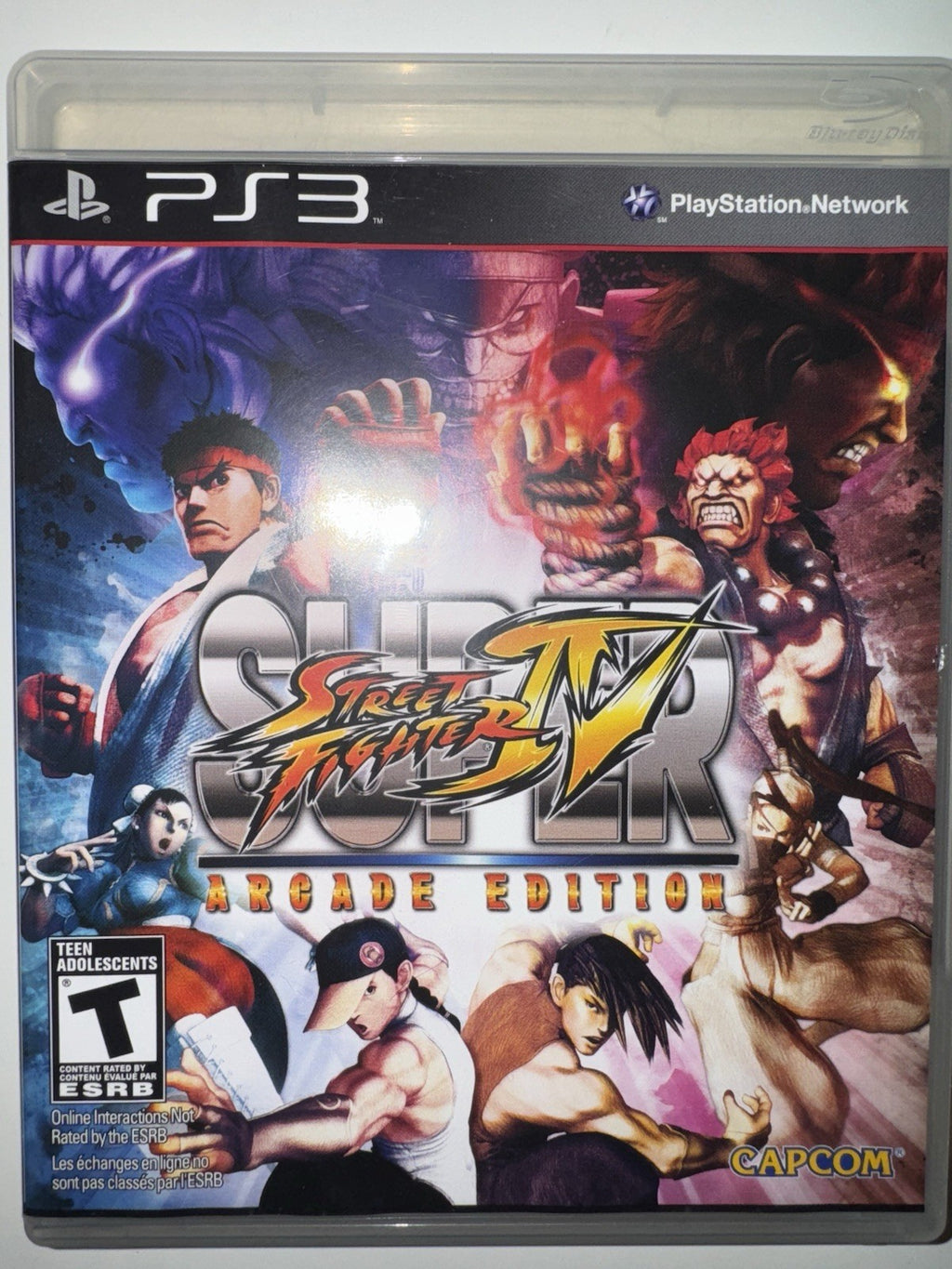 Super Street Fighter IV 4 Arcade Edition (Sony PlayStation 3, 2011) CIB PS3