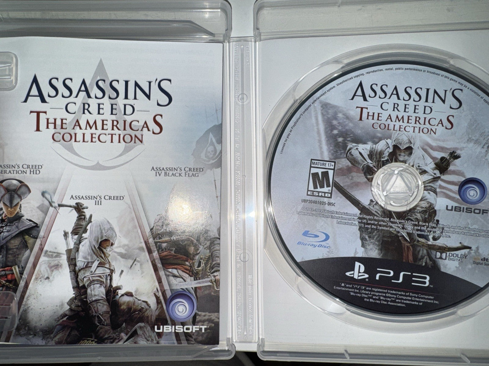 Assassin's Creed: The Americas Collection (Sony PlayStation 3, 2014) CIB PS3