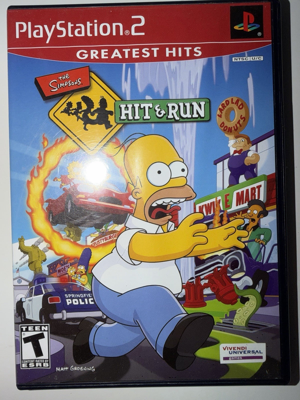 The Simpsons: Hit & Run (PlayStation 2, 2003) CIB COMPLETE PS2
