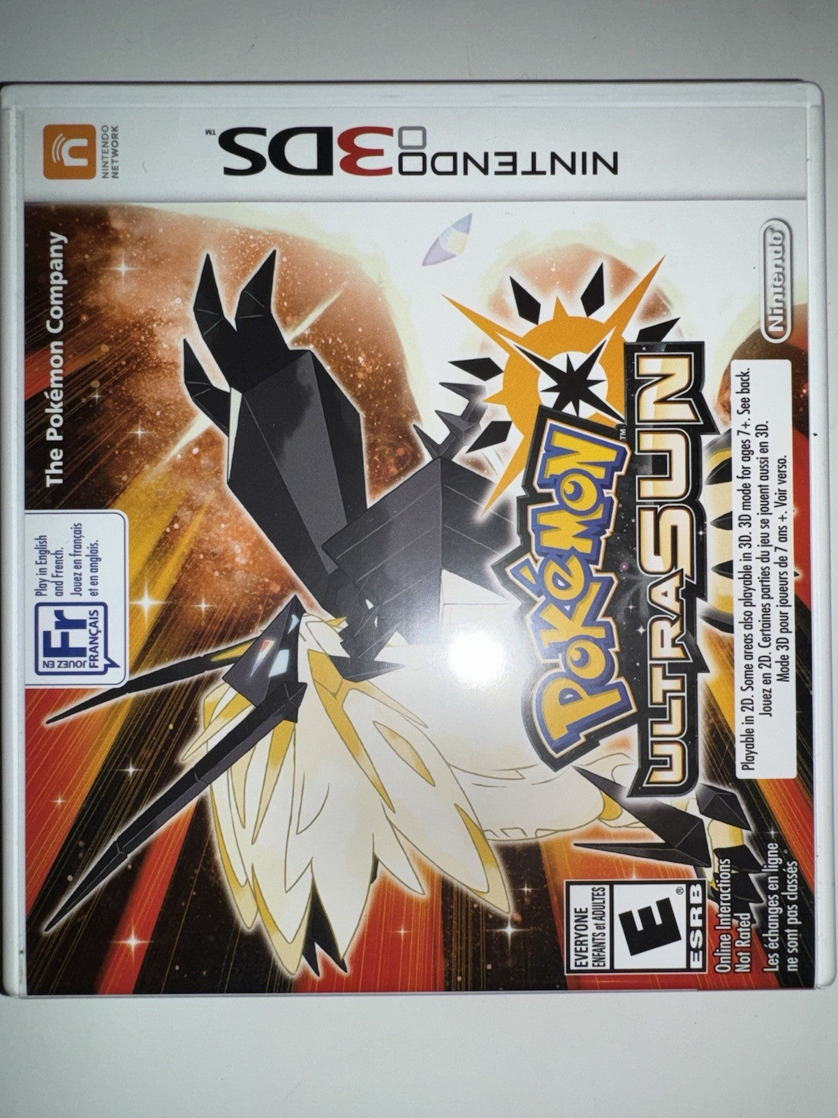Pokemon Ultra Sun (Nintendo 3DS, 2017) 3DS