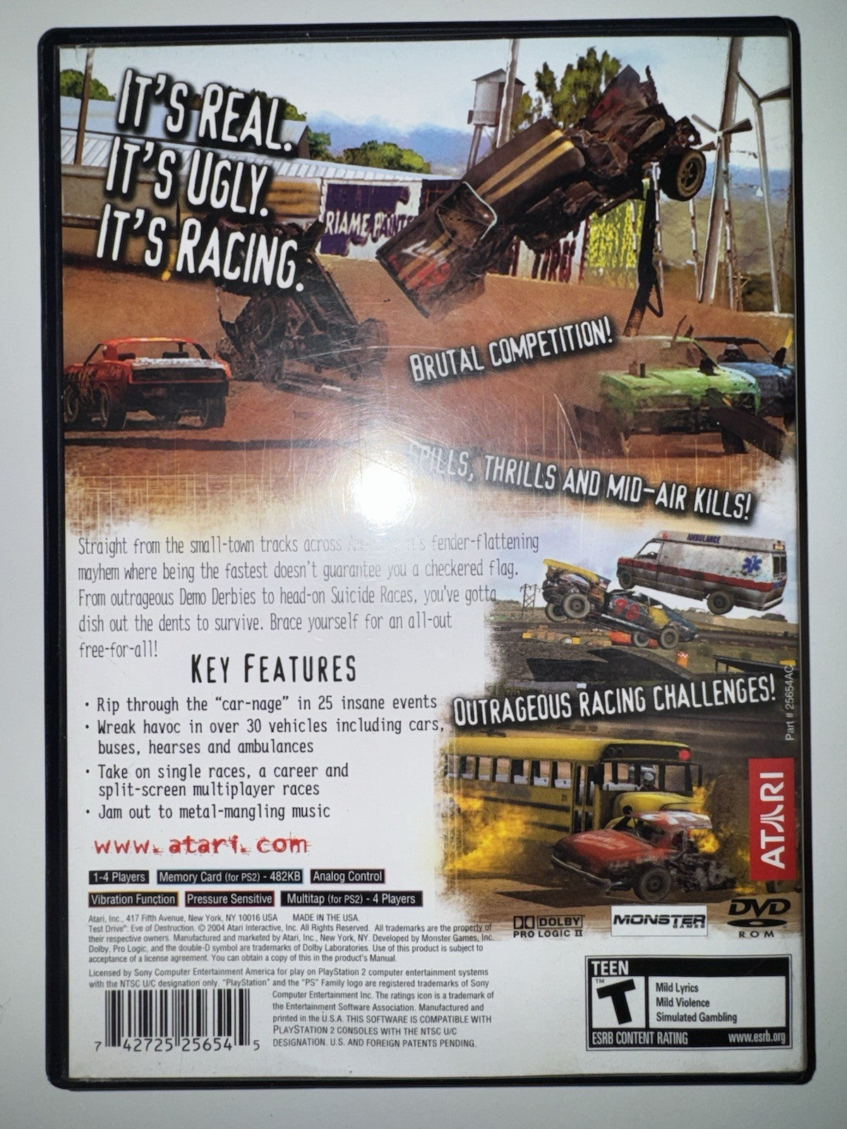 Test Drive: Eve of Destruction (Sony PlayStation 2, 2004) CIB COMPLETE PS2