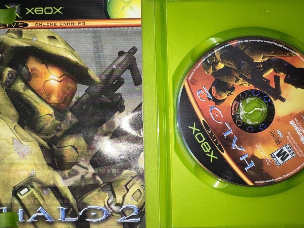 Halo 2 (Microsoft Xbox, 2004) CIB COMPLETE OG XBOX