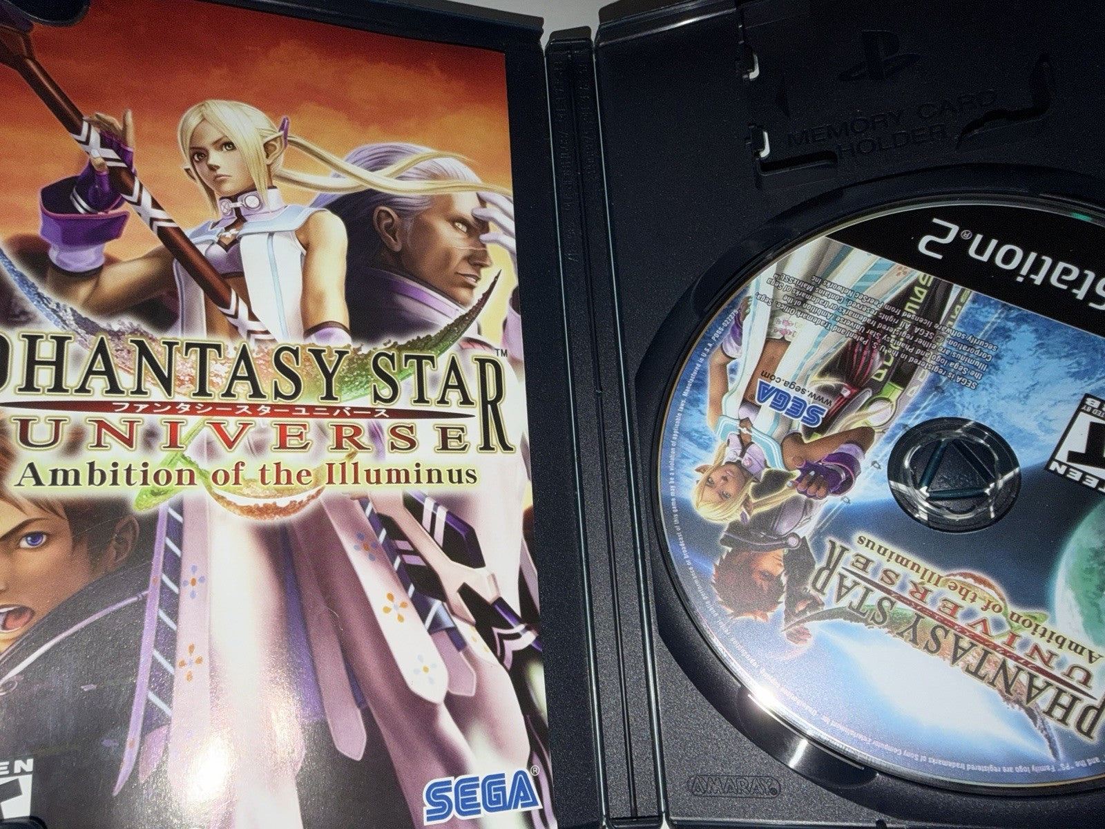 Phantasy Star Universe Ambition of the Illuminus (Sony PlayStation 2) CIB PS2