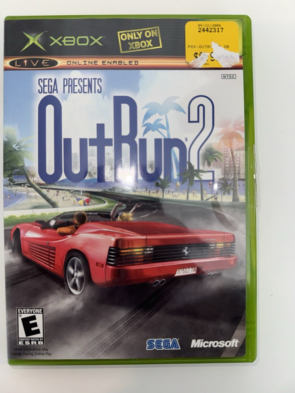 OutRun 2 (Microsoft Xbox, 2004) CIB COMPLETE OG XBOX