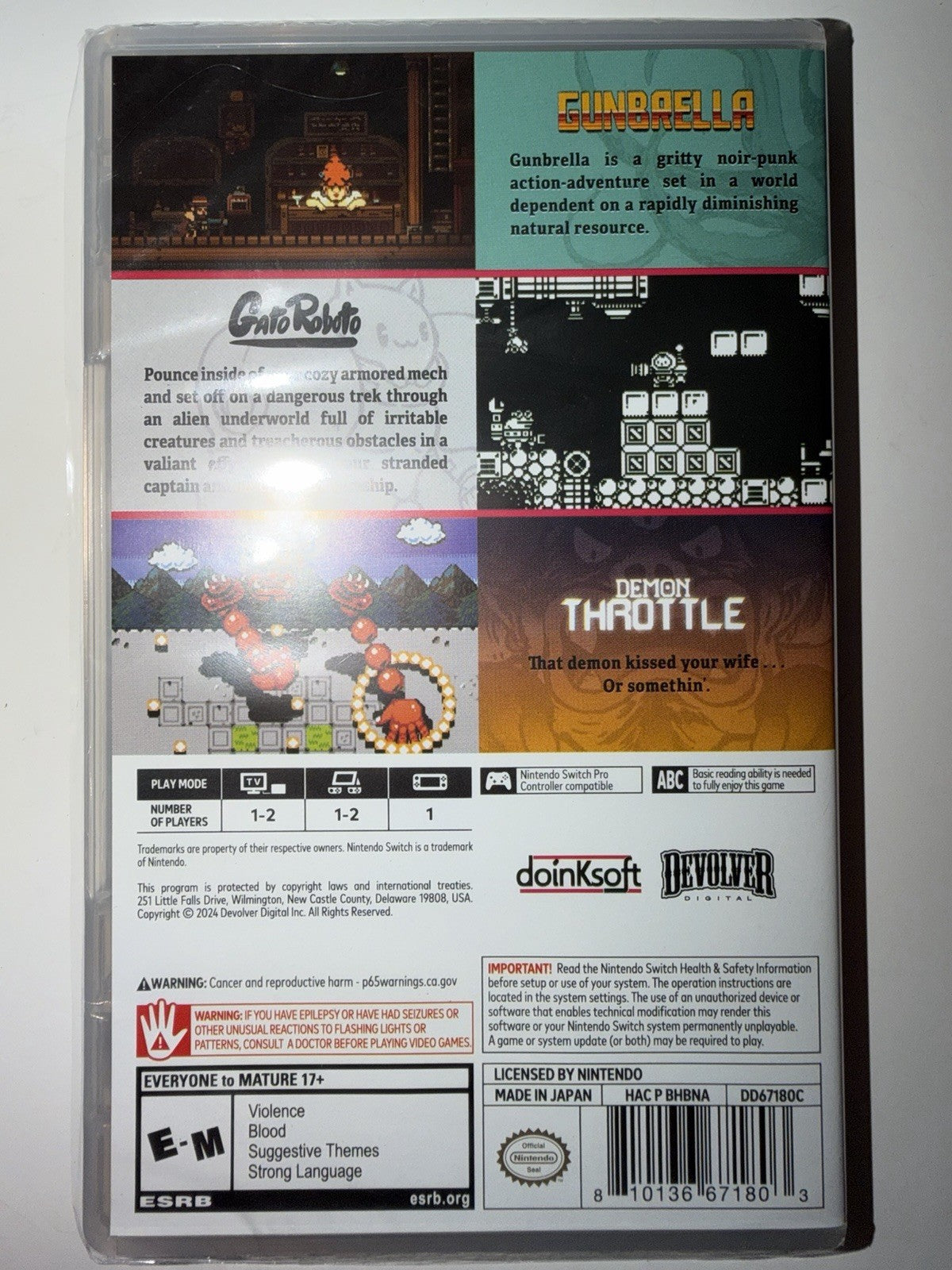The Doinksoft Collection (Nintendo Switch, 2024) BRAND NEW SEALED NSW