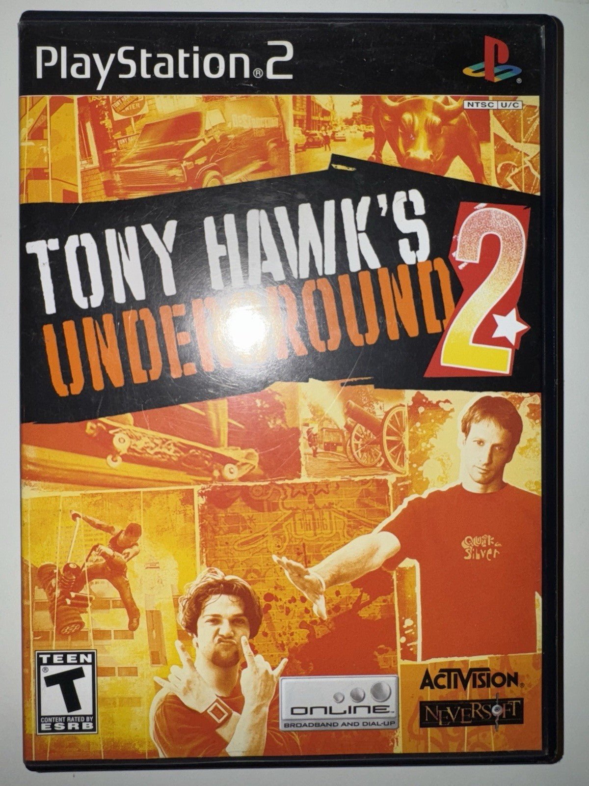 Tony Hawk's Underground 2 (Sony PlayStation 2, 2004) CIB COMPLETE + MANUAL PS2