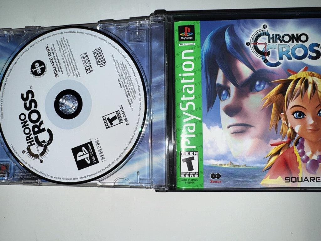 Chrono Cross (Greatest Hits) (Sony PlayStation 1, 2001) CIB COMPLETE +MANUAL PS1