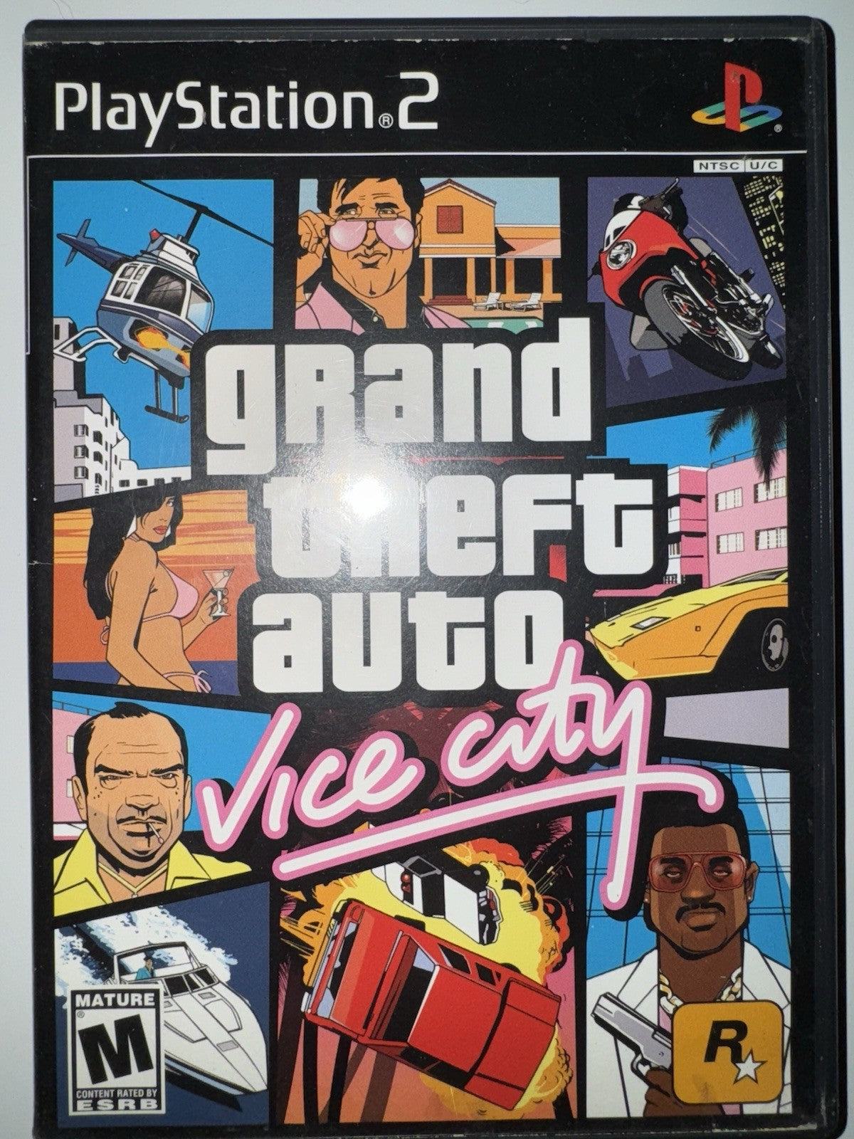Grand Theft Auto: Vice City (Sony PlayStation 2, 2002) CIB + MAP/ POSTER PS2 GTA