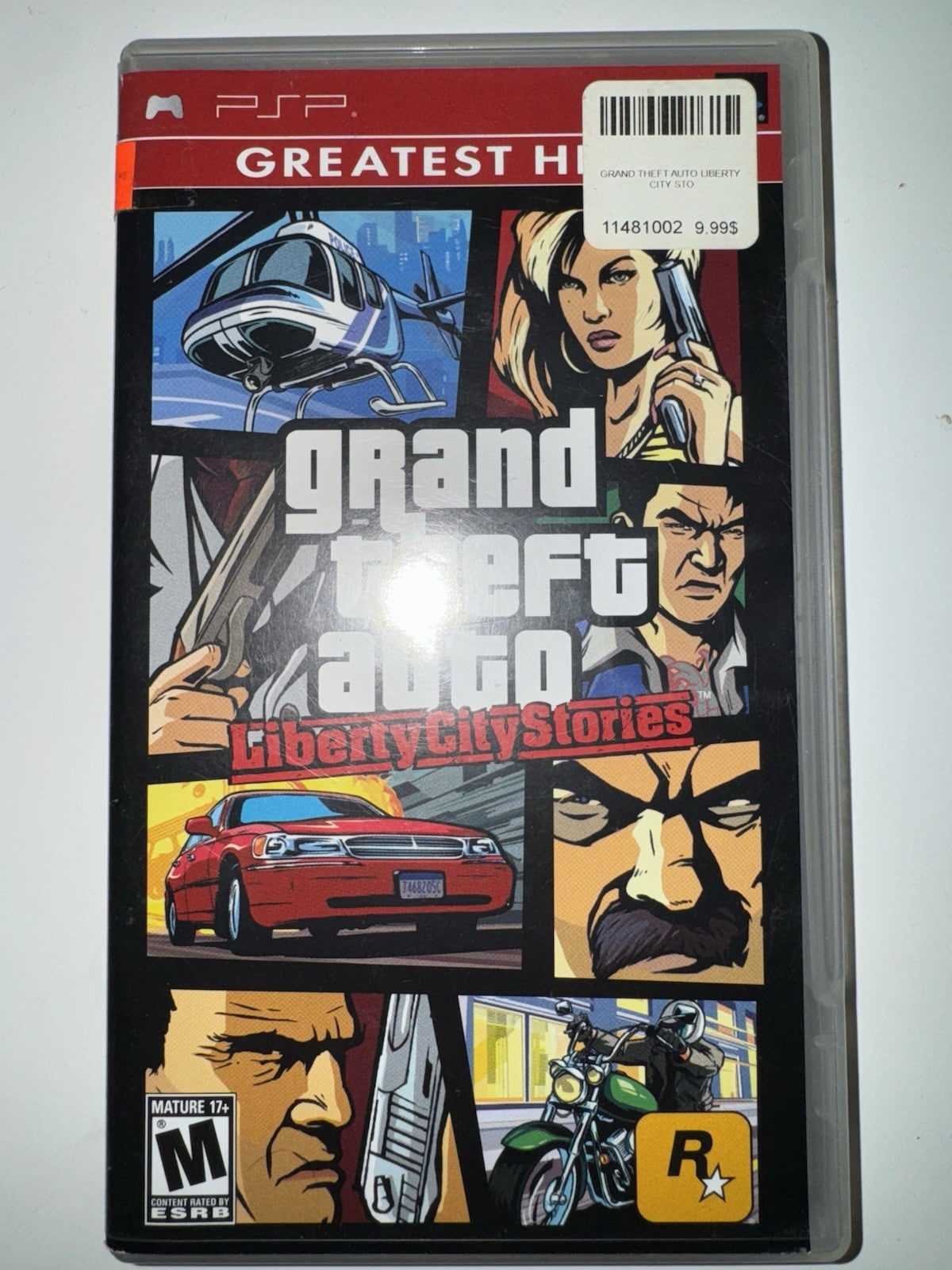 Grand Theft Auto Liberty City Stories (Sony PlayStation Portable Psp) GTA PSP