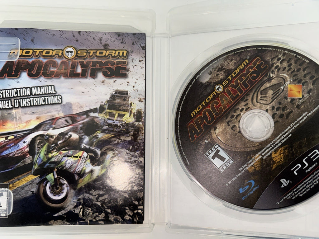 MotorStorm: Apocalypse (Sony PlayStation 3, 2011) CIB COMPLETE PS3