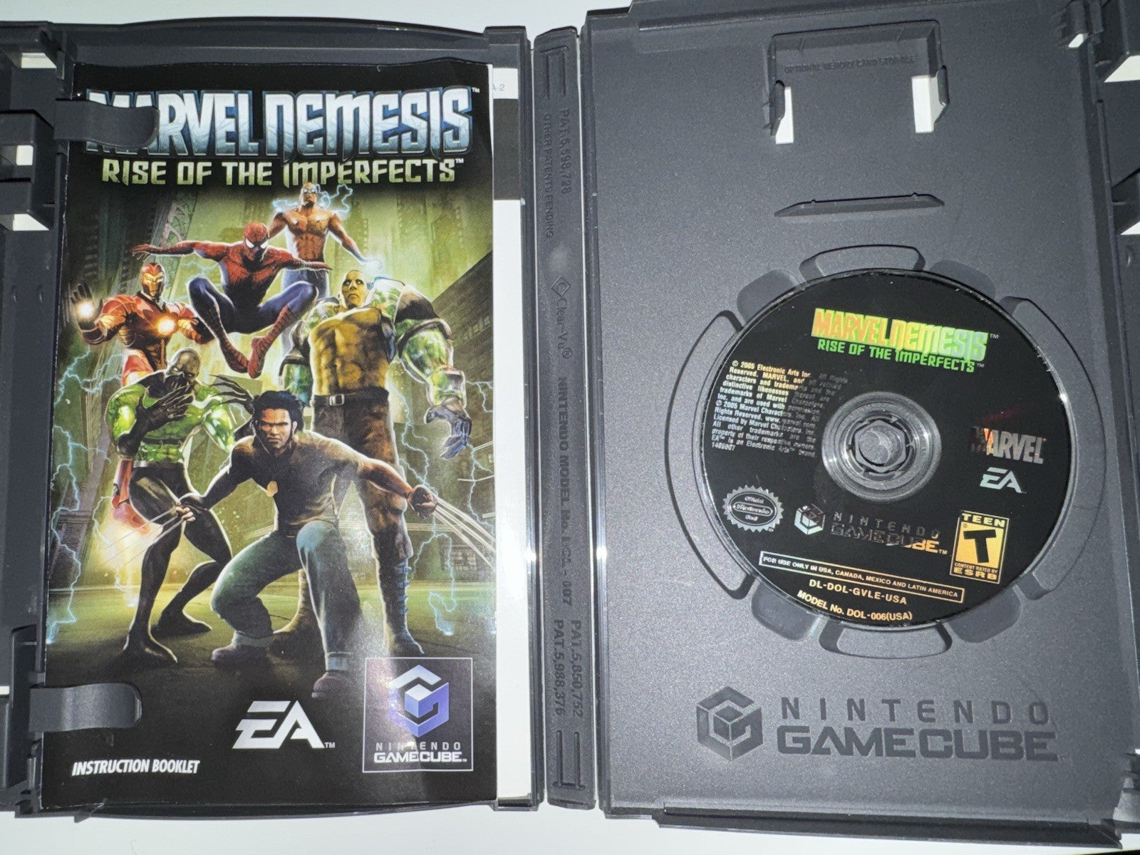 Marvel Nemesis Rise of the Imperfects (Nintendo Gamecube, 2005) CIB COMPLETE GC