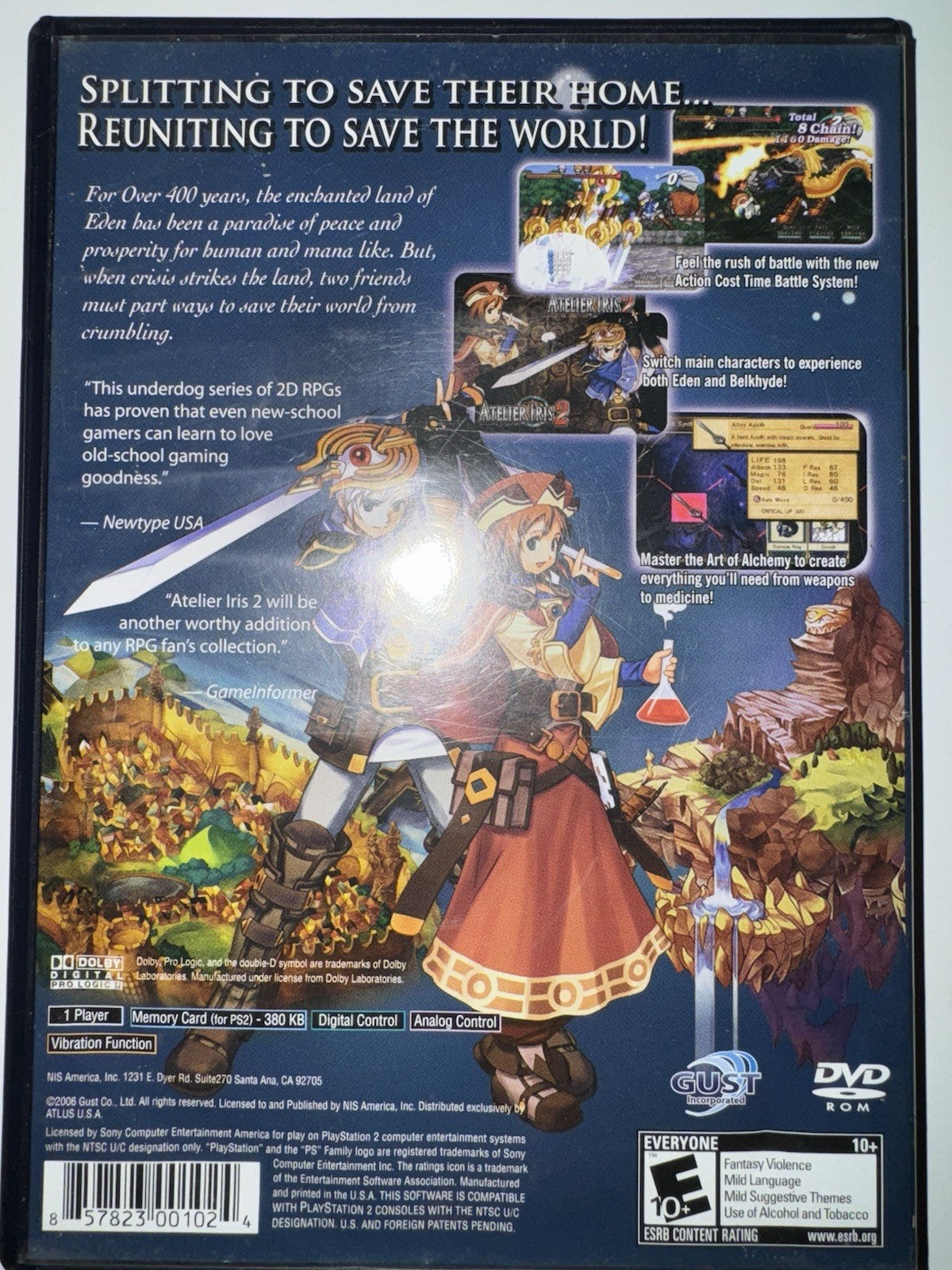 Atelier Iris 2: The Azoth of Destiny (PlayStation 2, 2006) CIB COMPLETE PS2