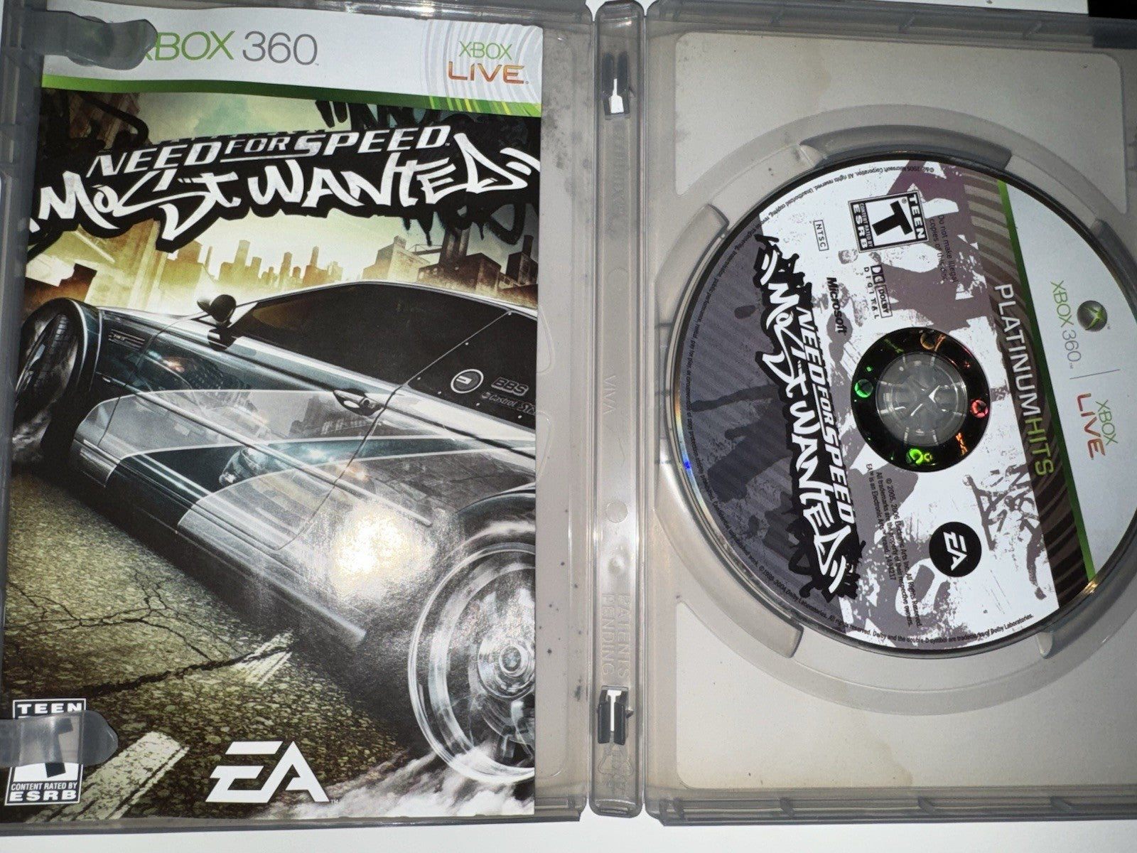 Need for Speed: Most Wanted (Microsoft Xbox 360) CIB COMPLETE + MANUAL XB360