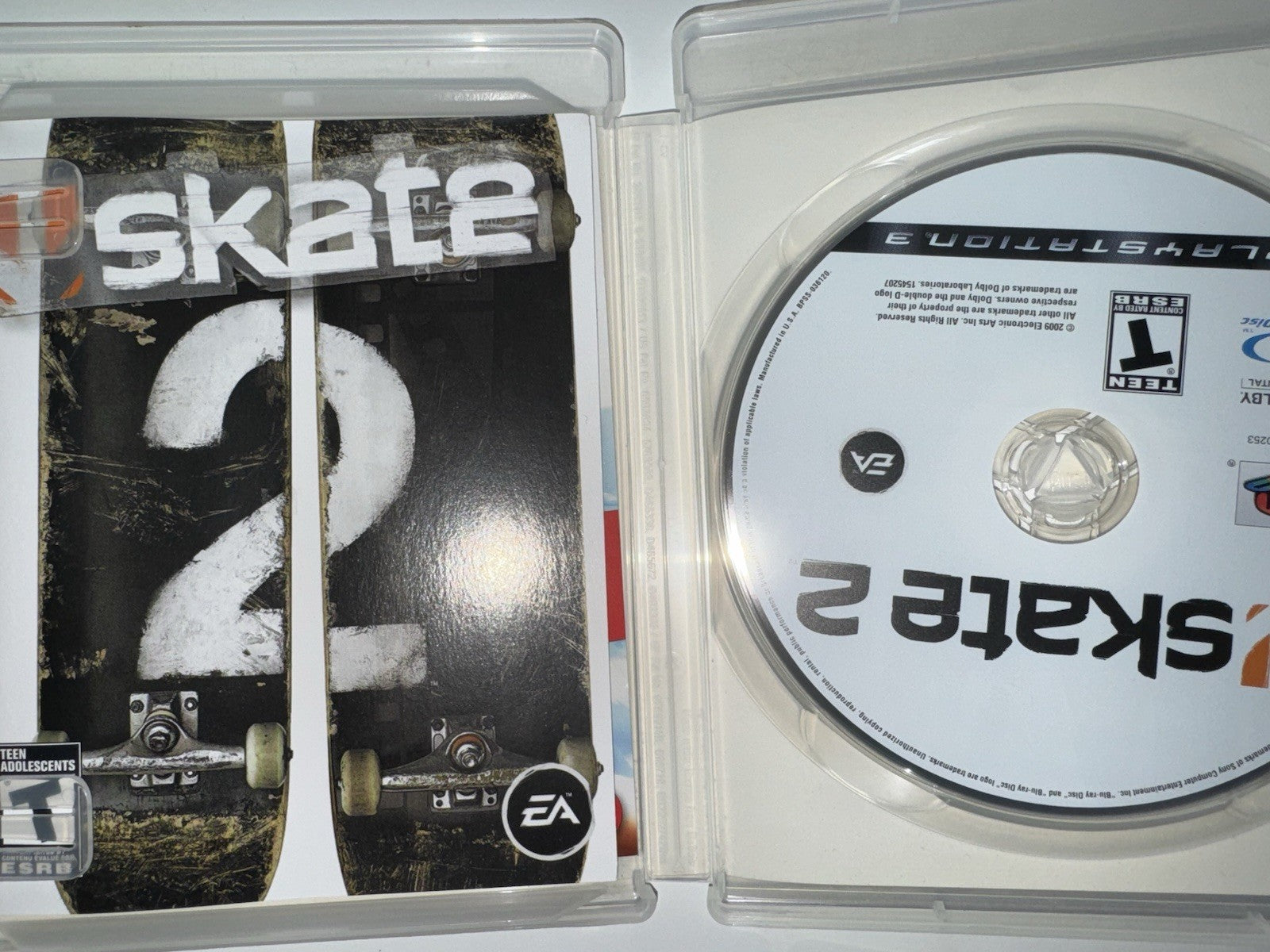 Skate 2 (Sony PlayStation 3, 2009) CIB COMPLETE PS3