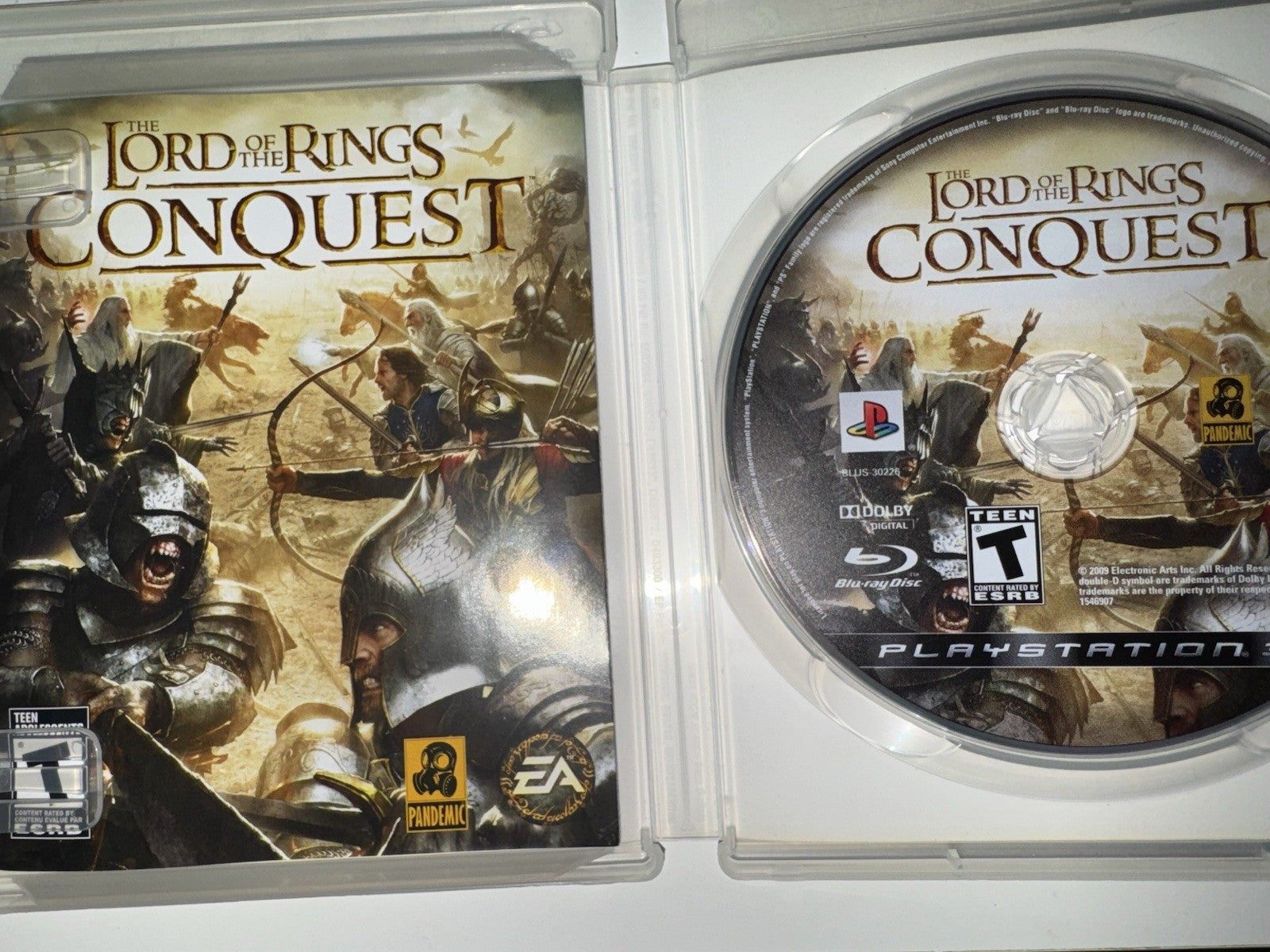 The Lord of the Rings: Conquest (Sony PlayStation 3, 2009) CIB COMPLETE PS3