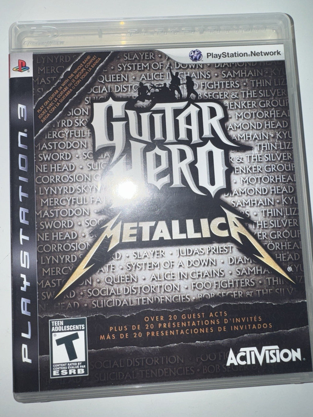 Guitar Hero: Metallica (Sony PlayStation 3 PS3, 2009) CIB COMPLETE + MANUAL