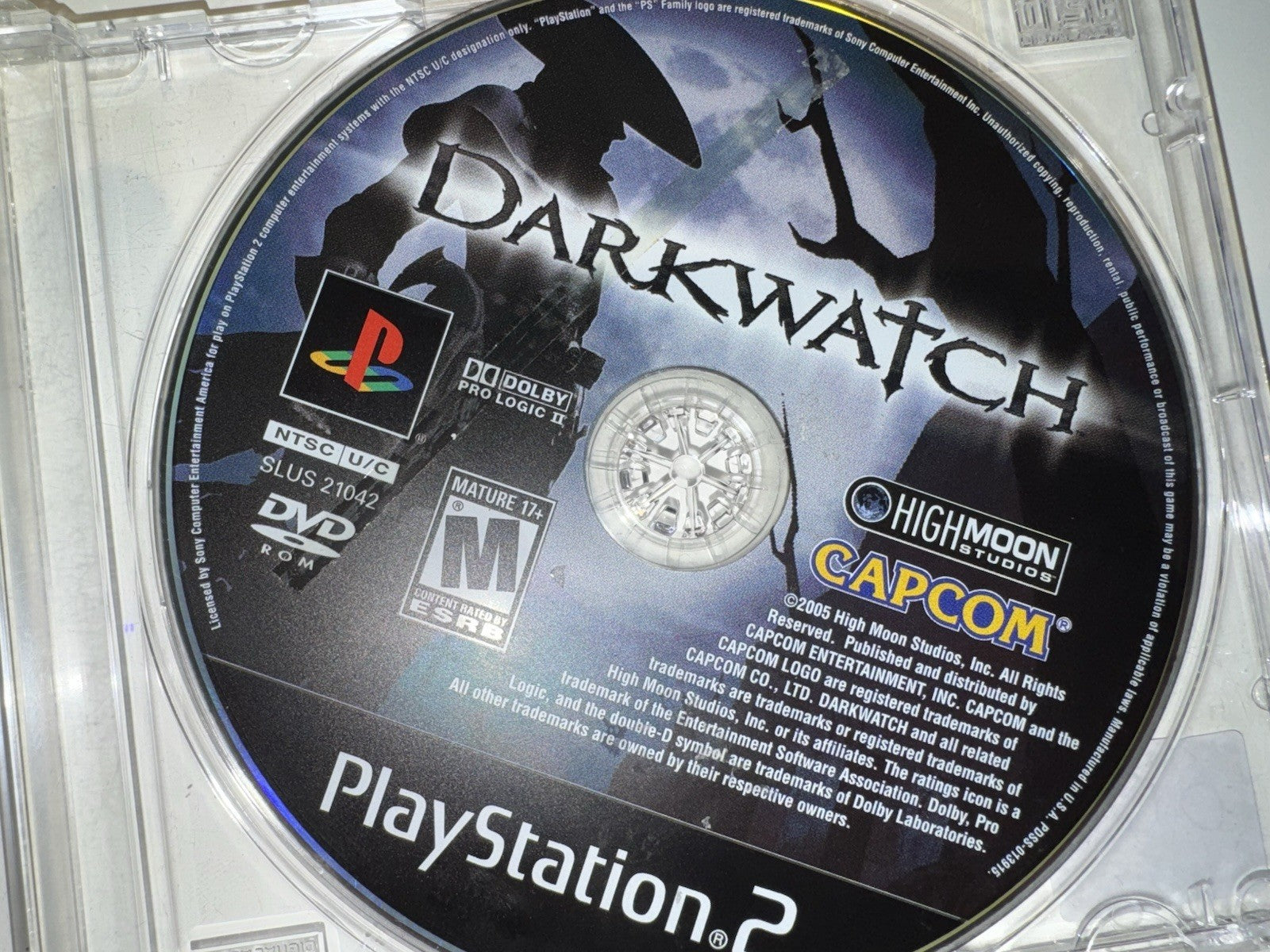 Darkwatch (Sony PlayStation 2 , 2005) DISC ONLY PS2