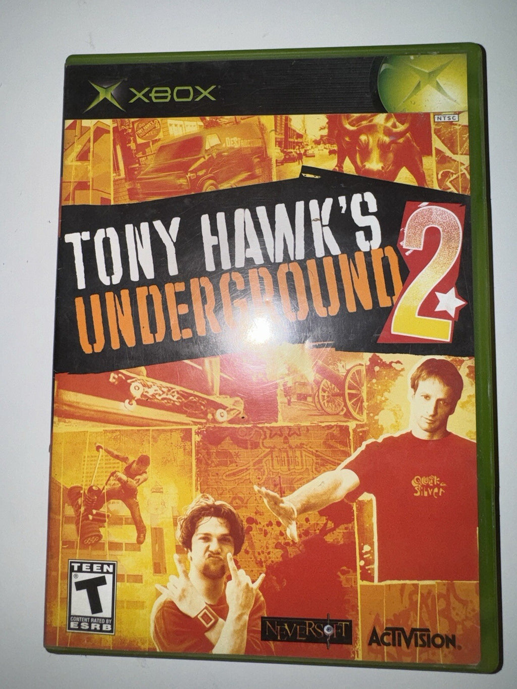 Tony Hawk's Underground 2 (Microsoft Xbox, 2004) COMES IN BOX NO MANUAL