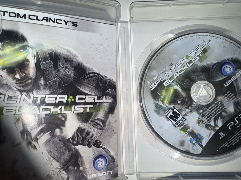 Tom Clancy's Splinter Cell: Blacklist (Sony PlayStation 3 2013) CIB COMPLETE PS3