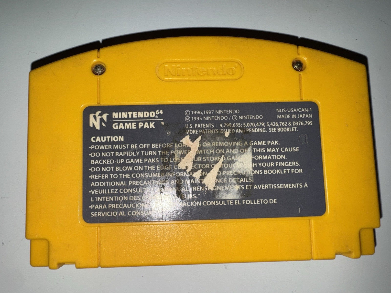 Tony Hawk's Pro Skater 2 (Nintendo 64, 2001) N64 CART ONLY