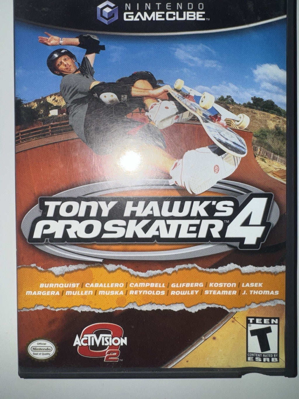 Tony Hawk's Pro Skater 4 (Nintendo GameCube, 2002) CIB COMPLETE + MANUAL GC