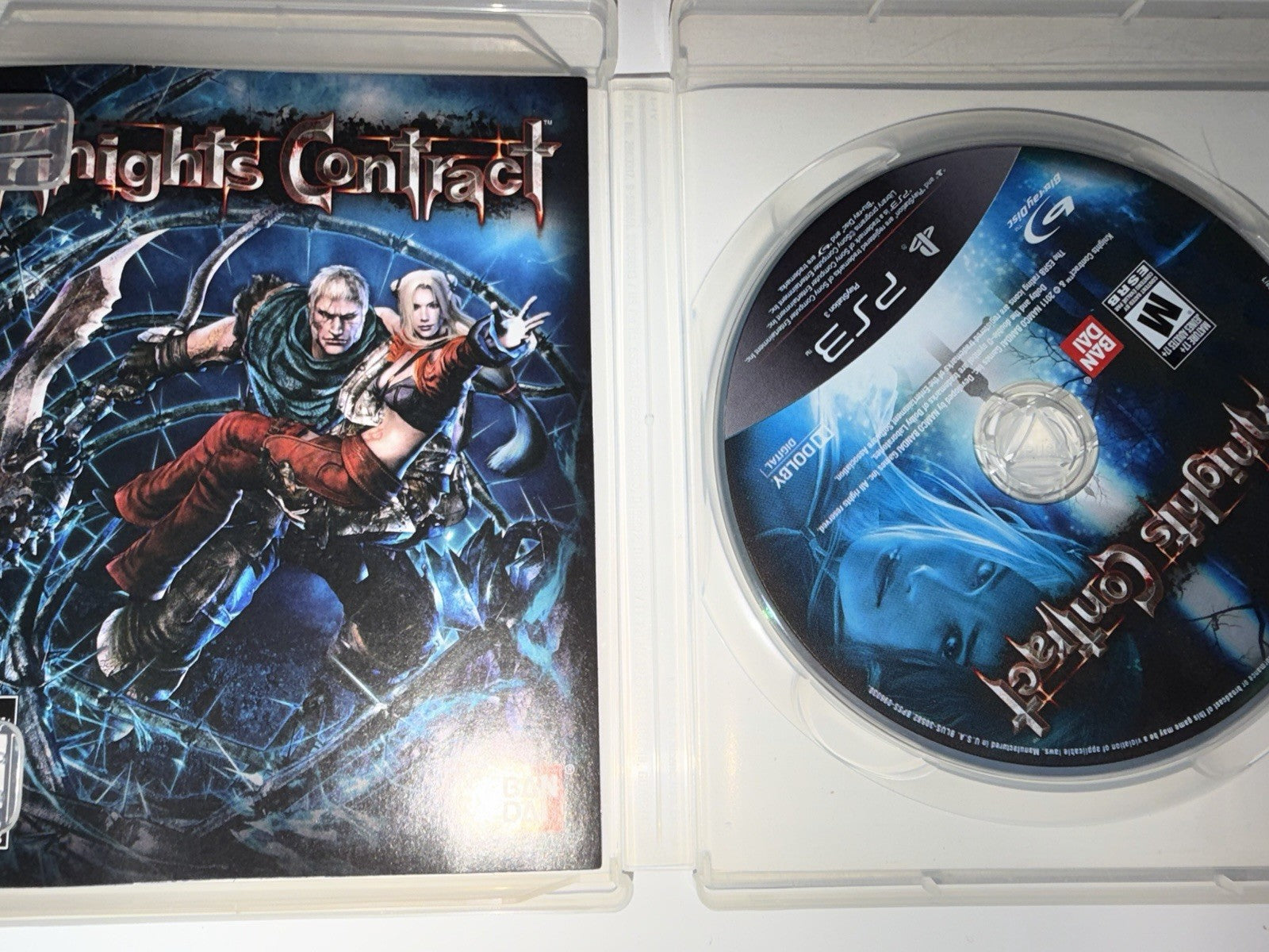 Knights Contract (Sony PlayStation 3, 2011) CIB COMPLETE PS3