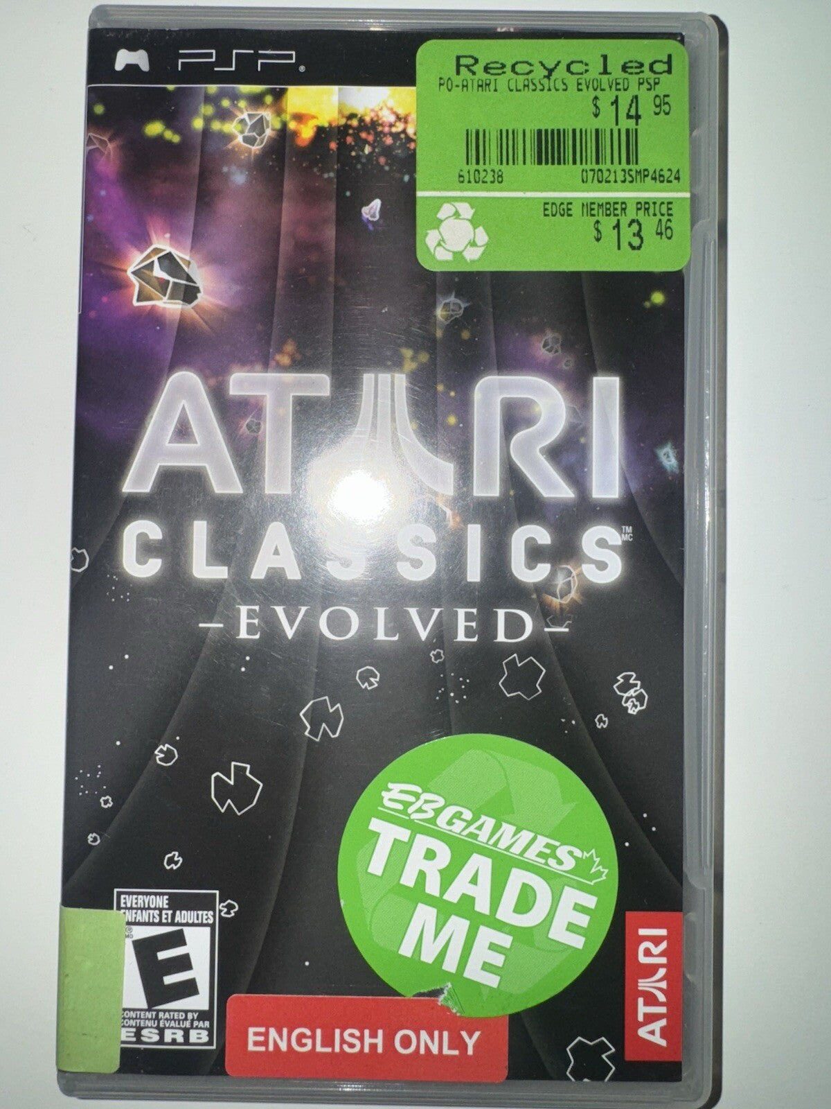 Atari Classics: Evolved (Sony PSP, 2007) CIB COMPLETE + MANUAL PSP